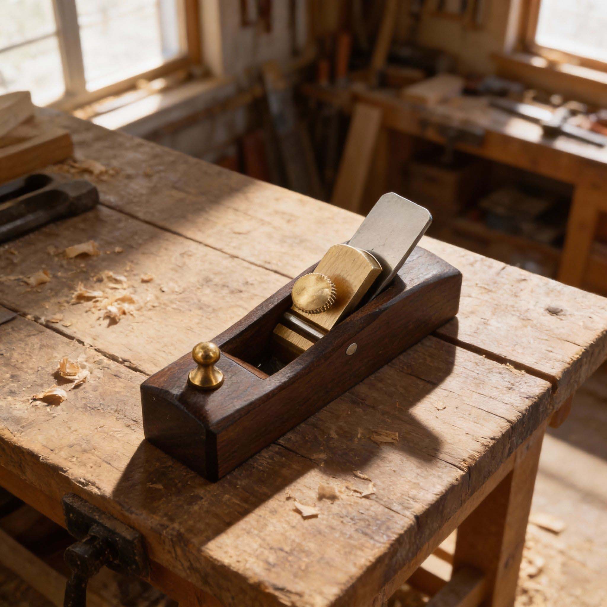 Hard Ebony Wood Body Hand Plane Suitable for Various Woodcraft Projects