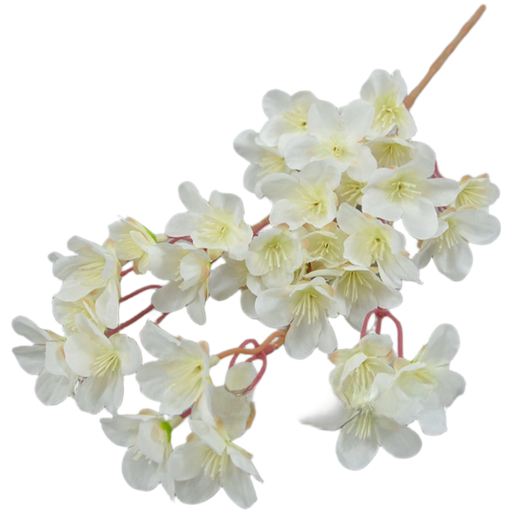 40cm Silk Peach Blossom Branch with 37 Flowers for Wedding Decor Photography