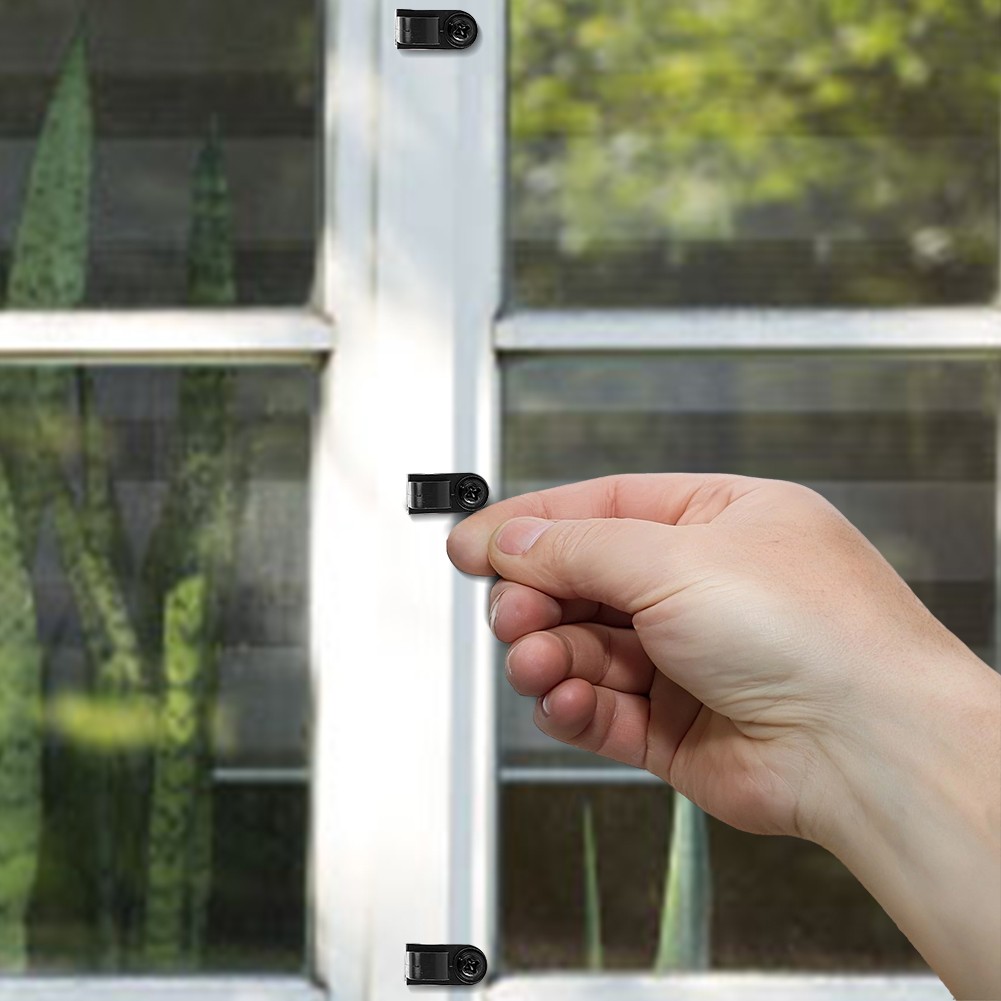 Window Screen Clips 38 Inch Offset Plastic Holder with Screws Set of 12 ...