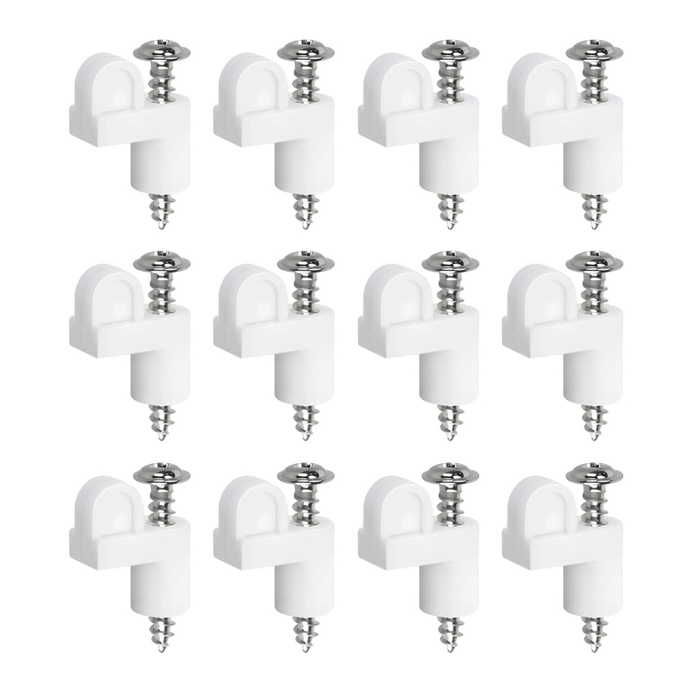 38 Inch Offset Window Screen Clips Set Includes Screws Plastic Flexible
