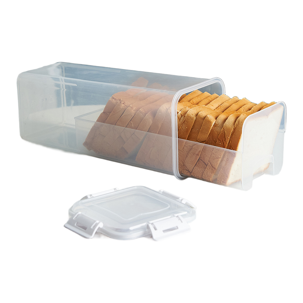 Spacious Bread Storage Container with Drawer for Toast Sandwich Keeping Fresh