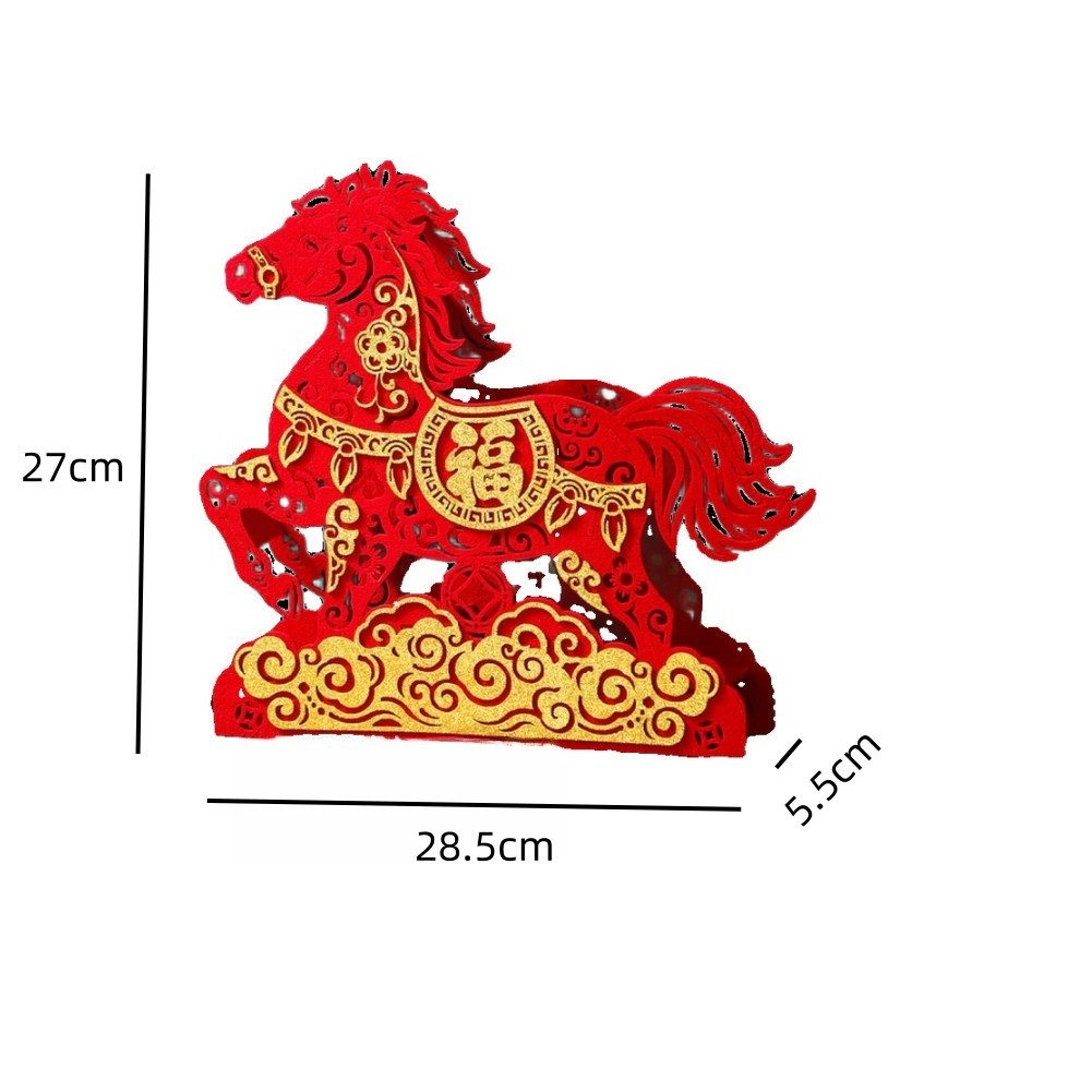 For TV Stand 3D Desktop Decor Versatile Placement 3D Blessing Character