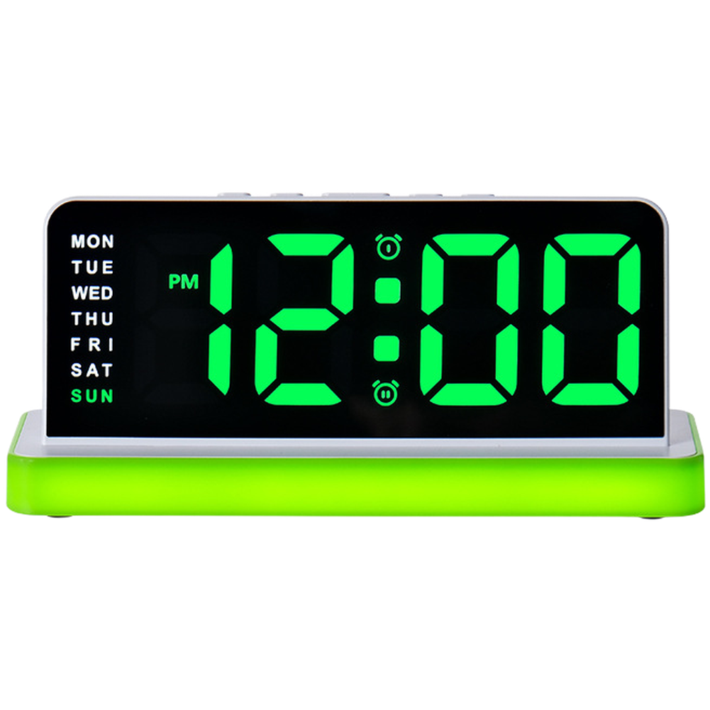 Weekday Display Bedside Use LED Alarm Clock Large Screen Display Large Display