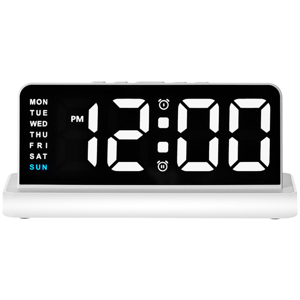 Weekday Display Bedside Use LED Alarm Clock Large Screen Display Large Display