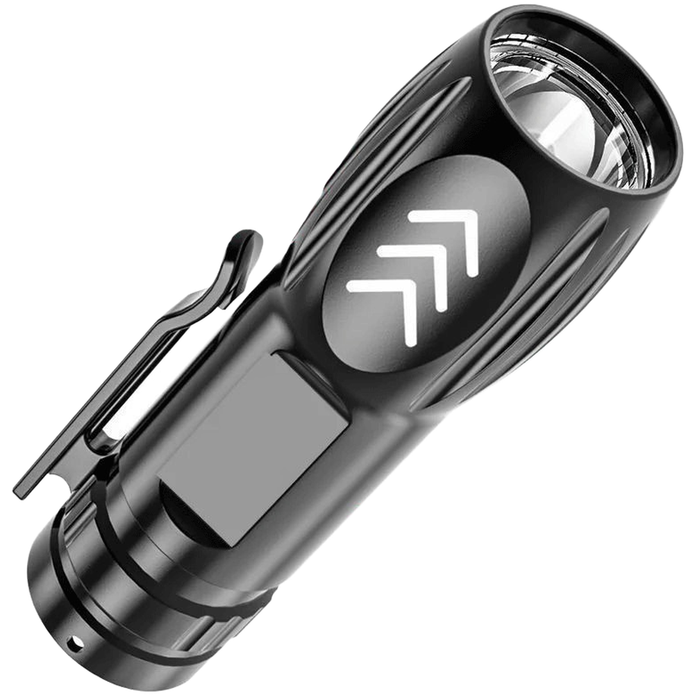 USB Flashlight Rechargeable LED For Hiking For Camping 3 Lighting Modes