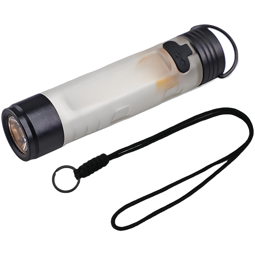 Rechargeable 4-Mode LED Flashlight with Magnetic Tail for Outdoor Activities