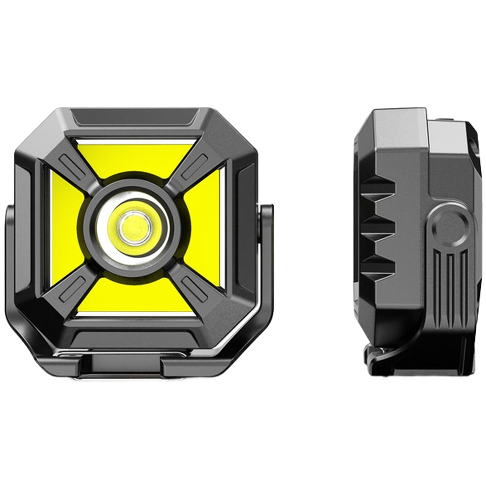 Compact 500LM COB LED Work Light Rechargeable for Camping Keychain 44g