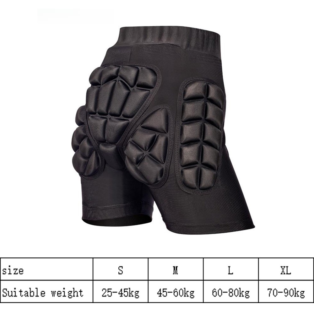 EVA Padding Shorts Ski Hip Protector Skiing Hip Thigh Tailbone Protection