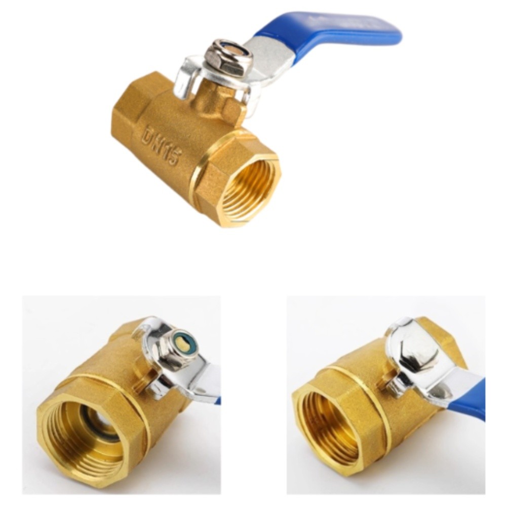 Heavy Duty Brass Ball Valve with Threaded Design for Water Air Control Systems