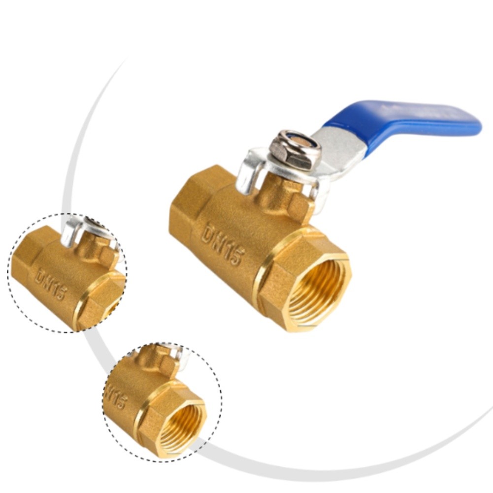 Heavy Duty Brass Ball Valve with Threaded Design for Water Air Control Systems