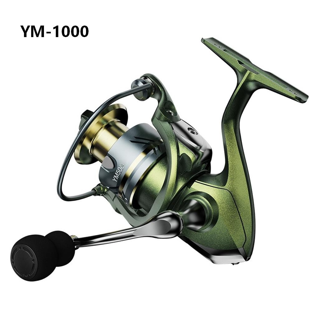 Saltwater Resistant Fishing Reel with 15kg Drag and Rotating Metal Line Spool