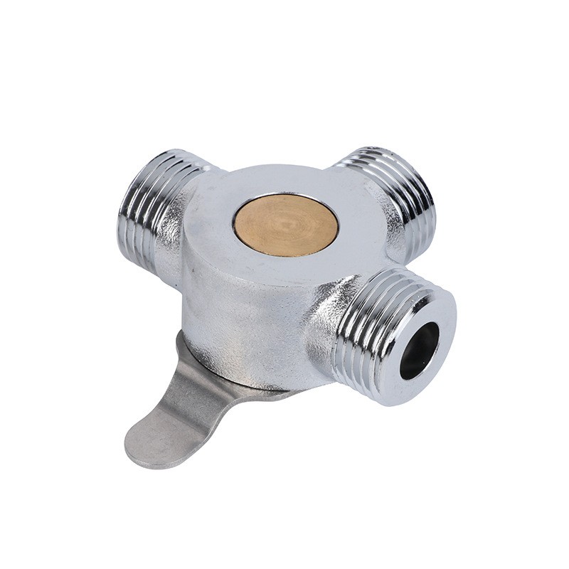 Manual Mixing Valve Hot Cold Water 38 Inch Brass Valve For Kitchen And Bathroom