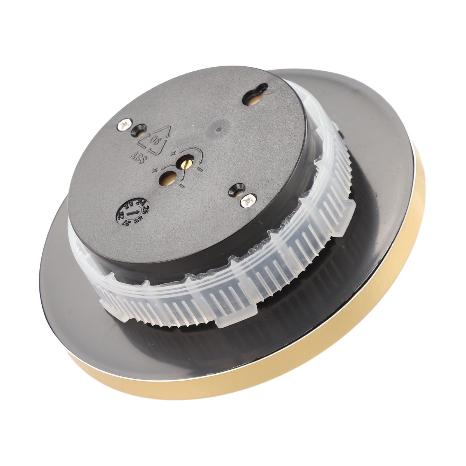 Mechanical Barometer Clock with Metal Frame for Accurate Weather Reading