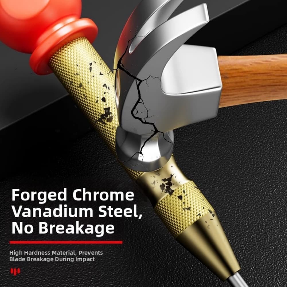 Adjustable Automatic Center Punch for Metal Wood and Plastic Marking Tasks