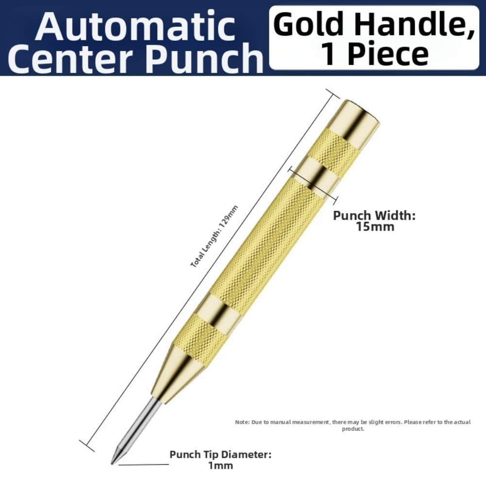Adjustable Automatic Center Punch for Metal Wood and Plastic Marking Tasks