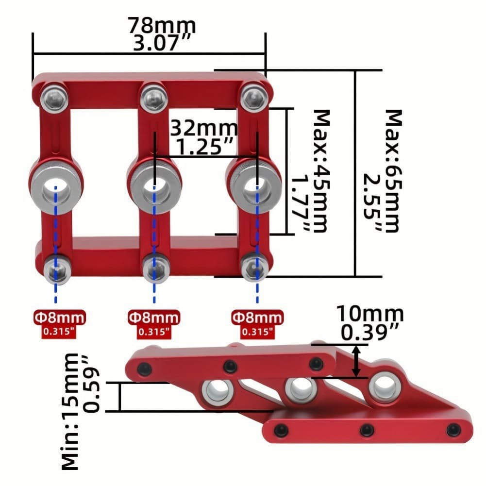 Self Centering Dowel Jig Tool for Efficient and Precise Wood Drilling Tasks