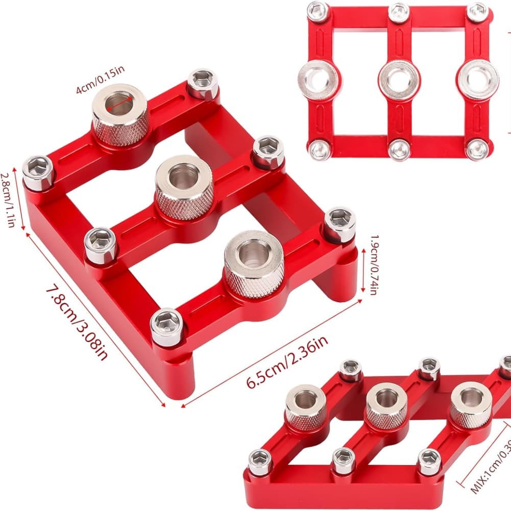 Self Centering Dowel Jig Tool for Efficient and Precise Wood Drilling Tasks