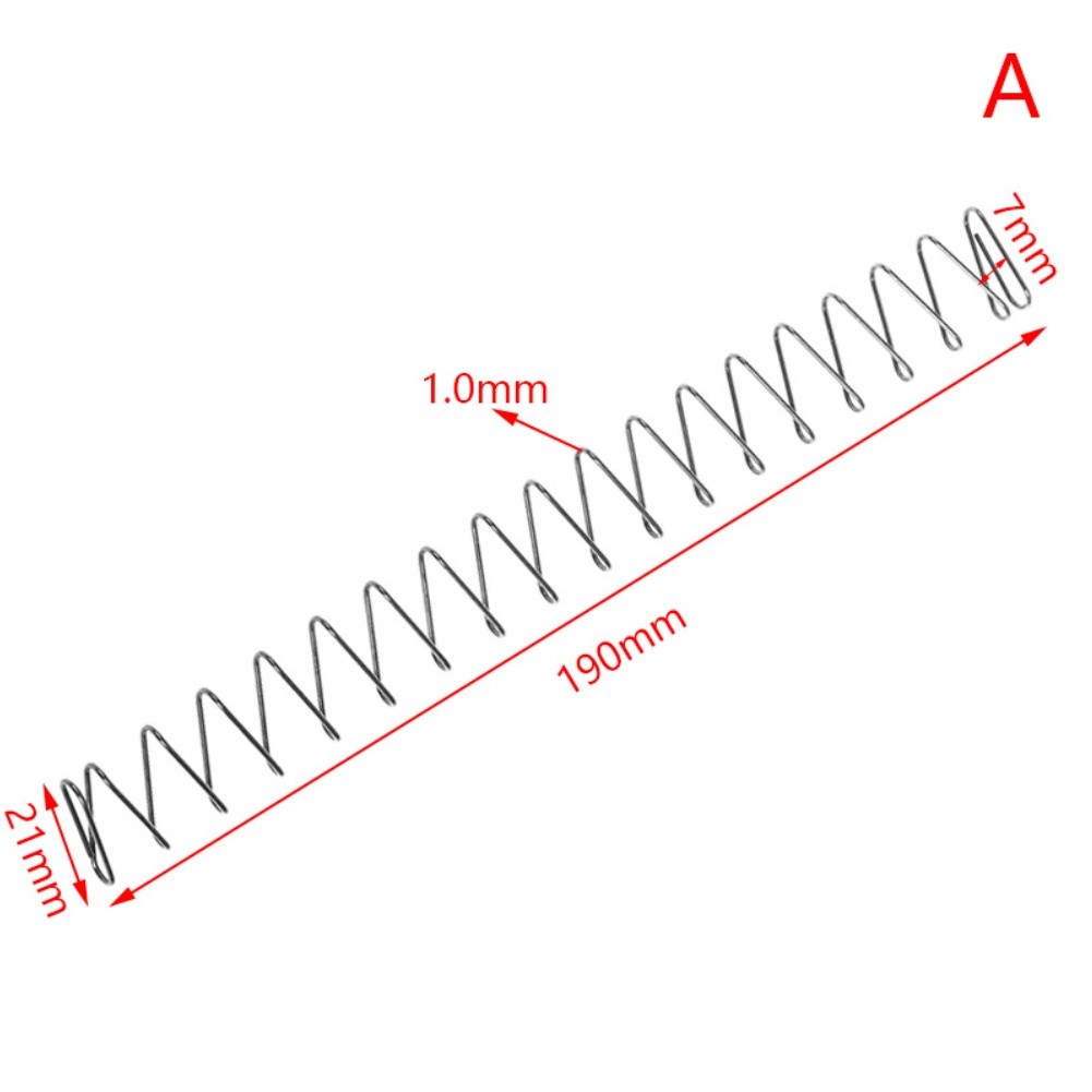 Extended Square Flat Compression Spring 1.0mm Wire Diameter for Replacement