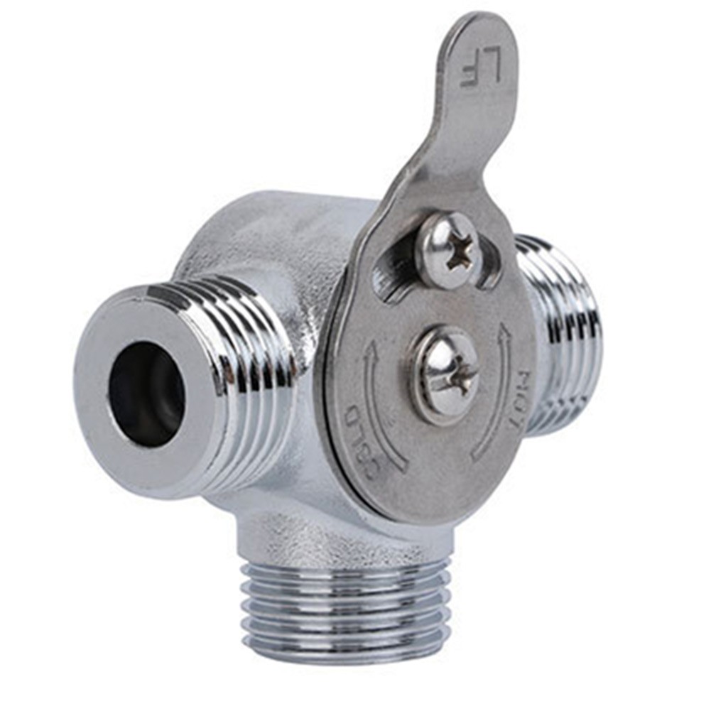 Manual Mixing Valve Hot Cold Water 38 Inch Brass Valve For Kitchen And Bathroom - Produktbild 7