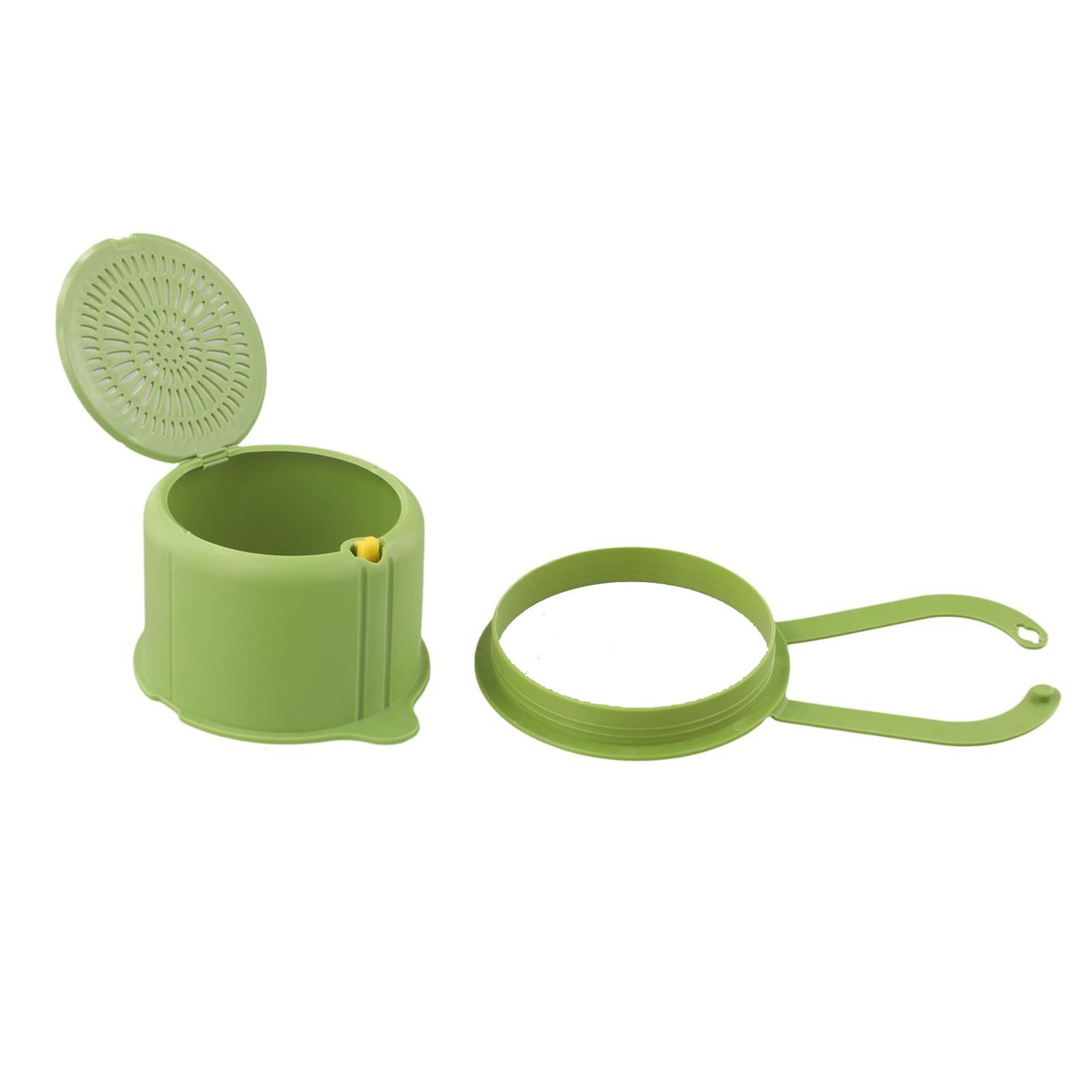 Detachable Kitchen Sink Strainer with Openable Cover for Easy Cleaning