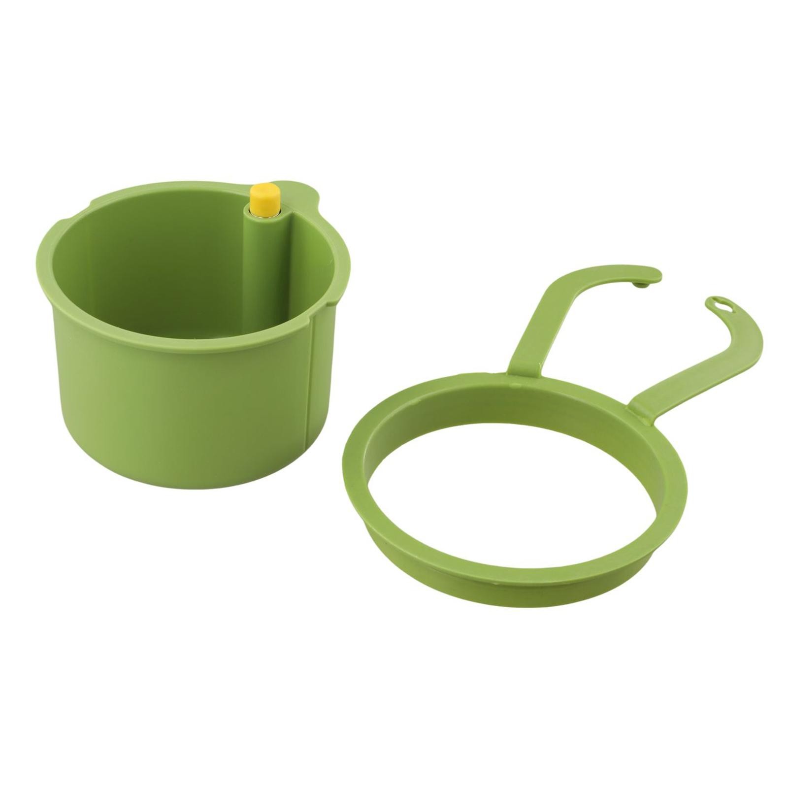 Detachable Kitchen Sink Strainer with Openable Cover for Easy Cleaning