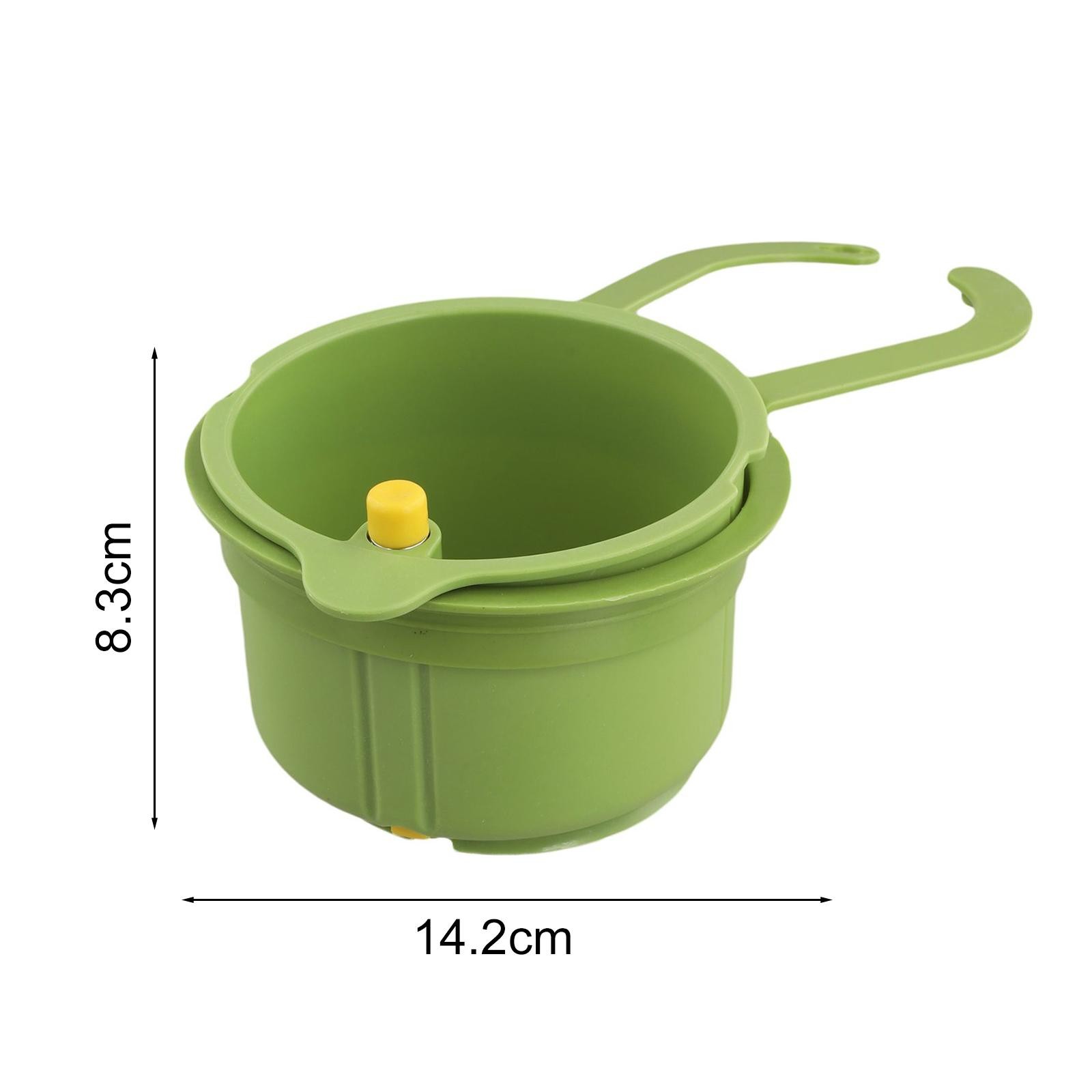 Detachable Kitchen Sink Strainer with Openable Cover for Easy Cleaning