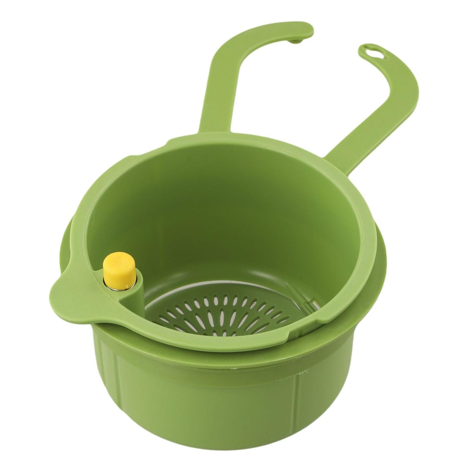Detachable Kitchen Sink Strainer with Openable Cover for Easy Cleaning