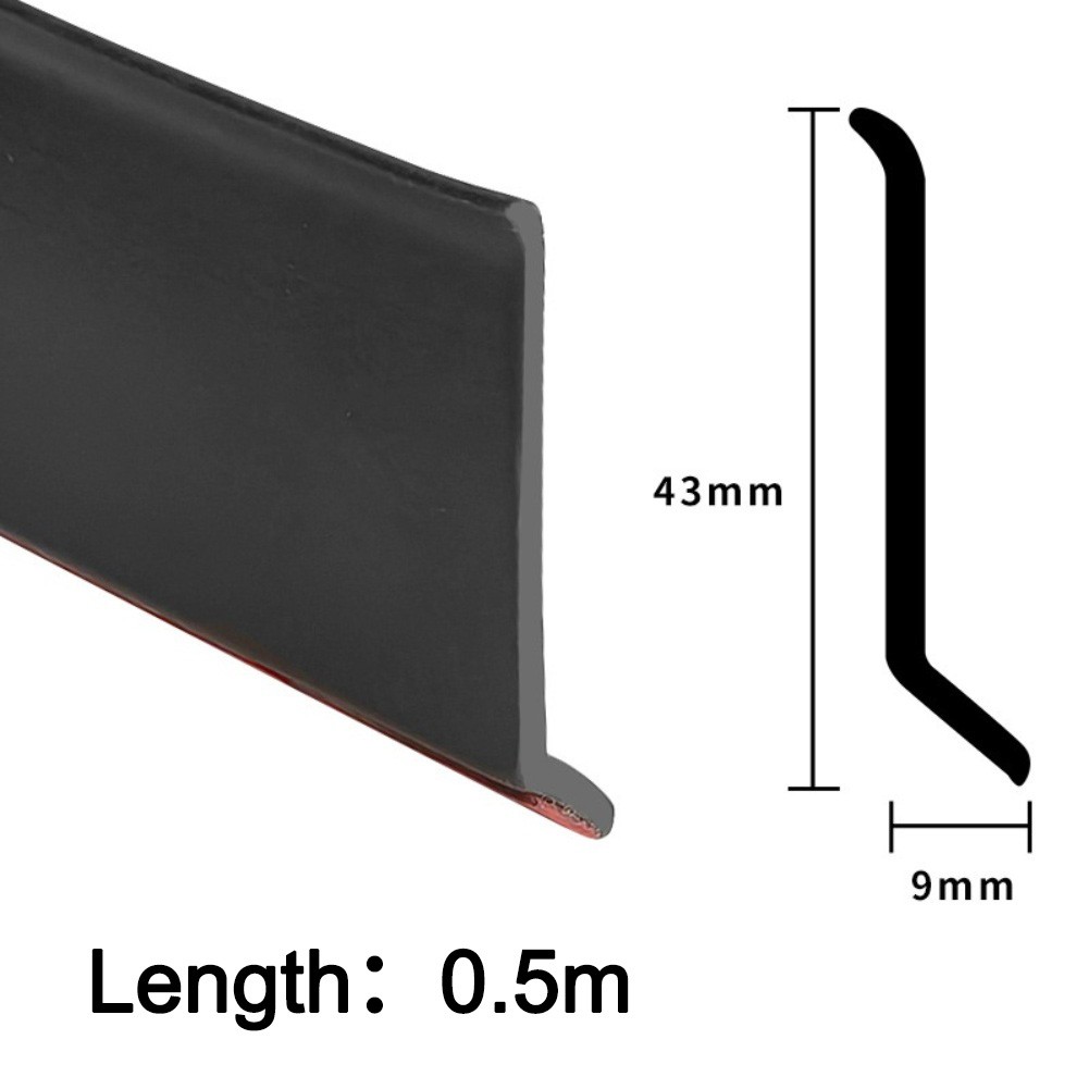 Black Waterproof Deflector Seal for Sliding and Casement Window Weather Barrier