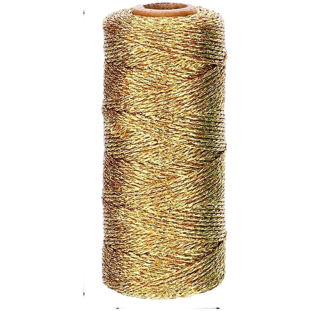 1mm Fine Gauge Polyester String 100m Spool for Creative Wrapping and DIY Design