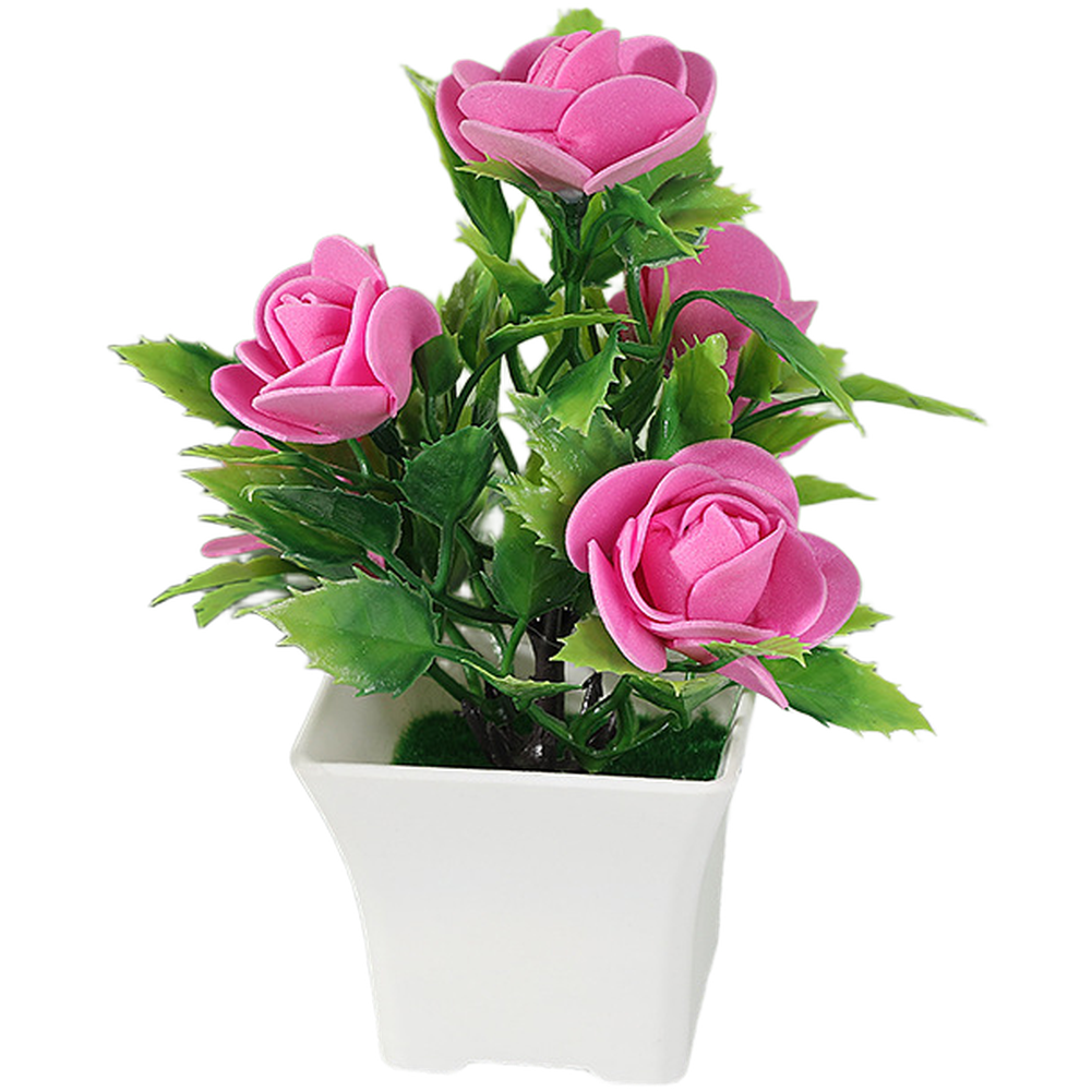 PVC Artificial Flower in 7 Vibrant Colors for Home Tabletop Decoration