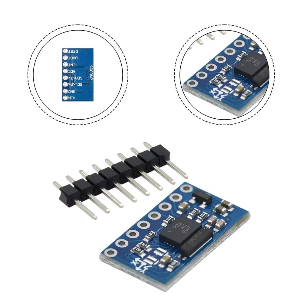 BNO055 9DOF Sensor Module with Efficient Power Use for Embedded Systems