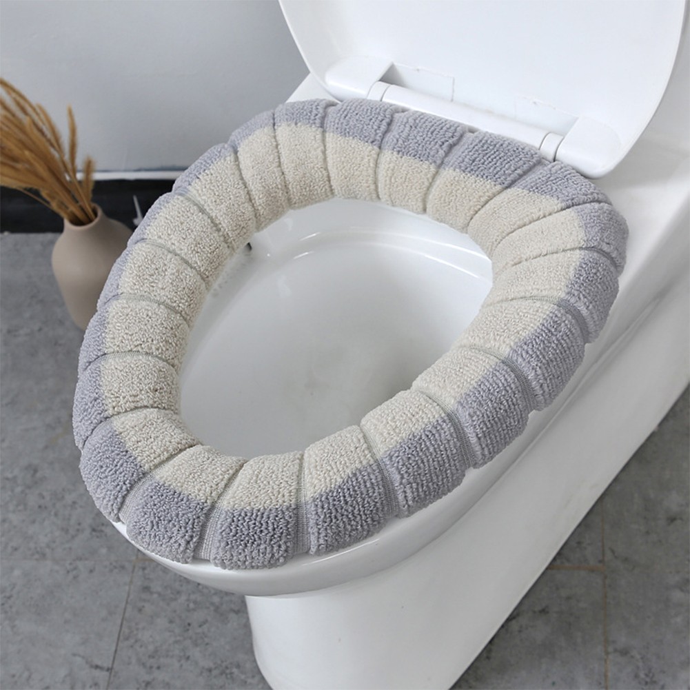 Toilet Seat Warmer Bathroom Cover For Winter Bathrooms Thick Insulating Padding