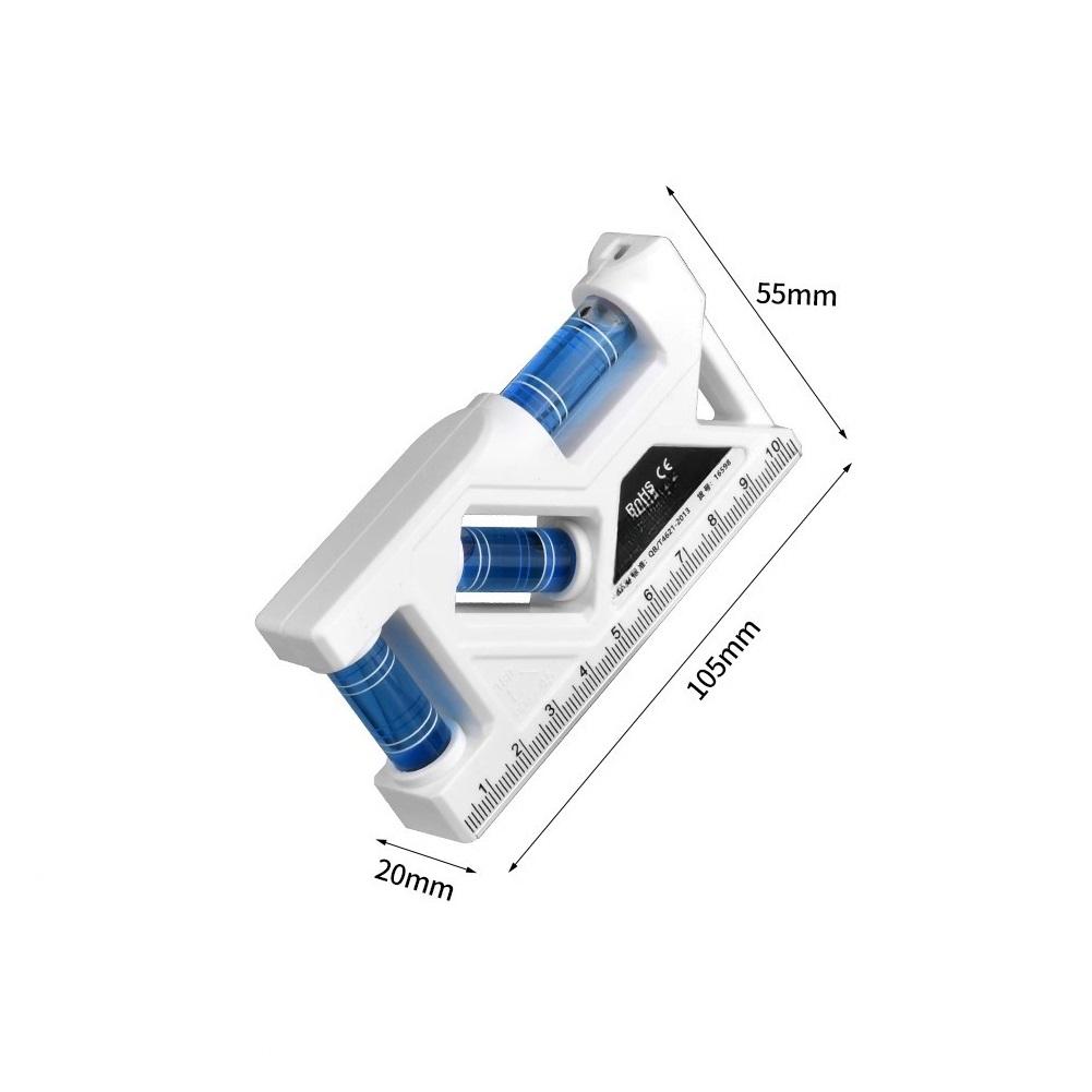 Compact ABS Magnetic Level with Angle Finder for For MINI Tool and Projects
