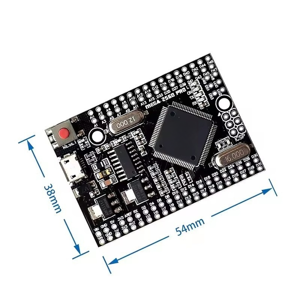 ATmega2560-16AU Microcontroller Board for Mega2560 Pro with CH340G USB