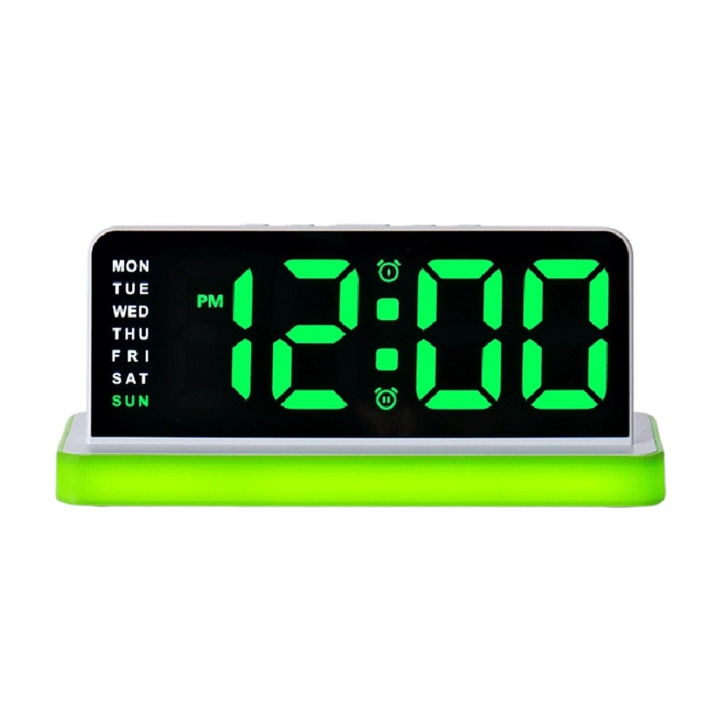 Weekday Display Bedside Use LED Alarm Clock Large Screen Display Large Display