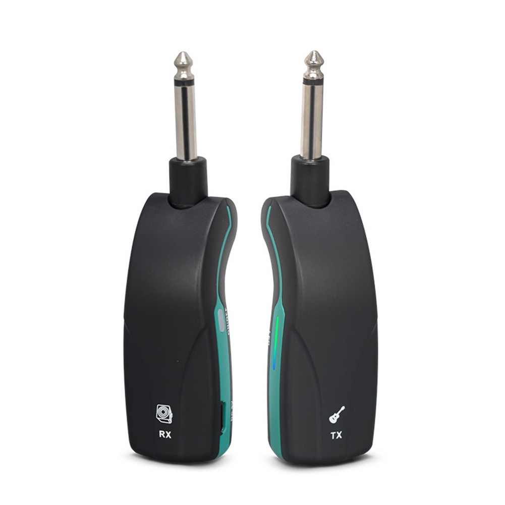 Wireless Guitar System 50m Range Rechargeable Transmitter 12 hour