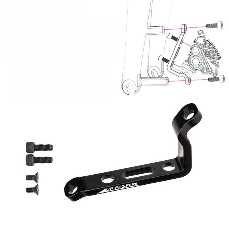 Easy Installation Direct Mount to Flat Mount Brake Adapter for Road Bikes