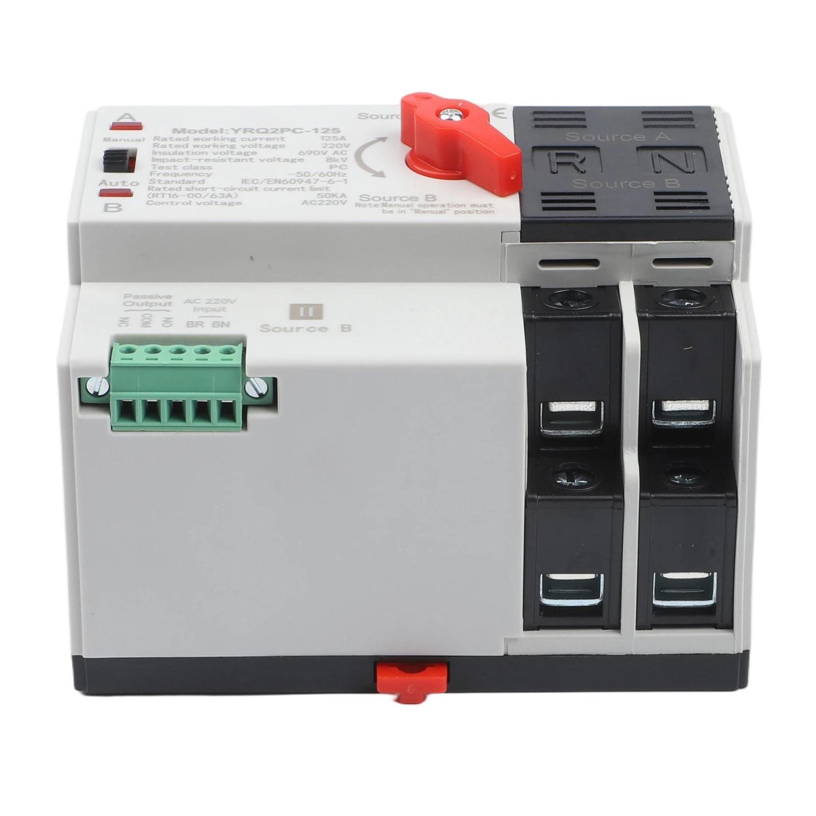 Transfer Switch Changeover Switch Indoor & Outdoor AC 220V Transfer Switch