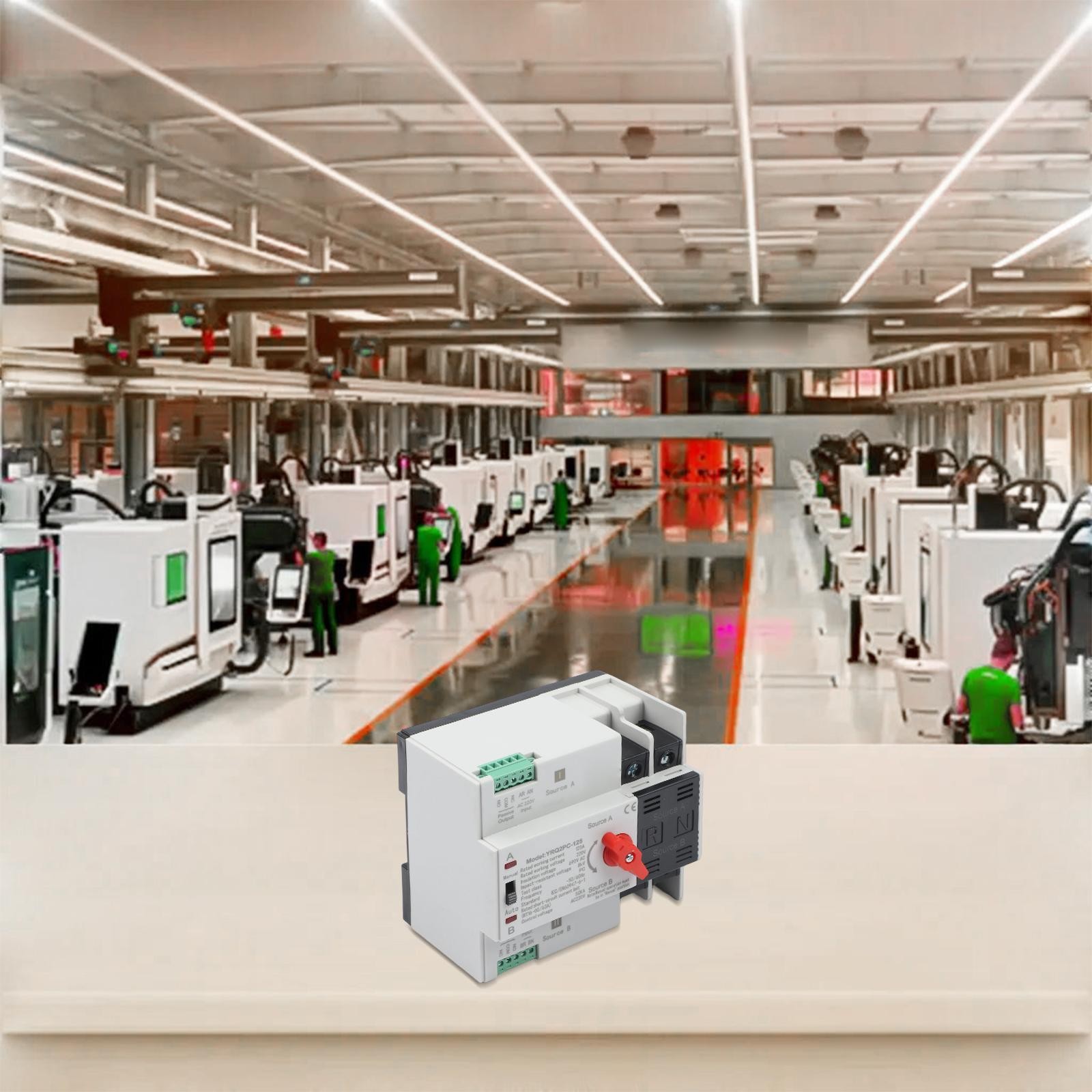 Transfer Switch Changeover Switch Indoor & Outdoor AC 220V Transfer Switch
