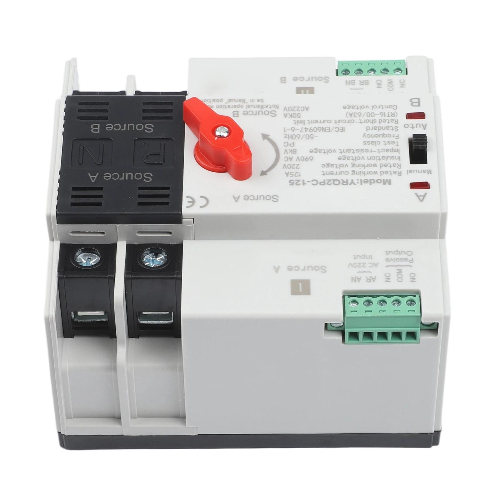 Transfer Switch Changeover Switch Indoor & Outdoor AC 220V Transfer Switch
