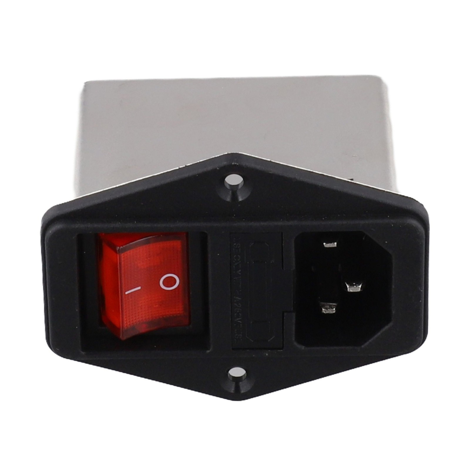 Netzfilter Kaltgerätesteckdose Typ mit Licht Sicherheitsschalter 3A 6A 10A CW2B - Produktbild 1
