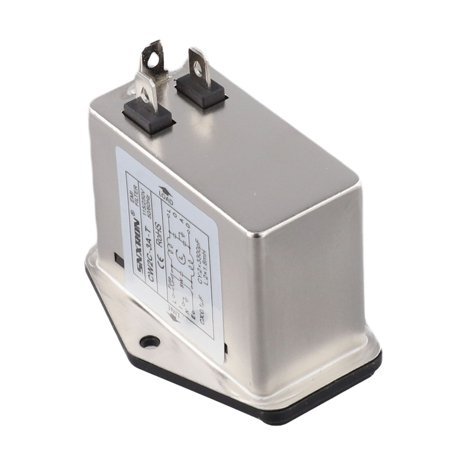 Netzfilter Kaltgerätesteckdose Typ mit Licht Sicherheitsschalter 3A 6A 10A CW2B - Produktbild 6
