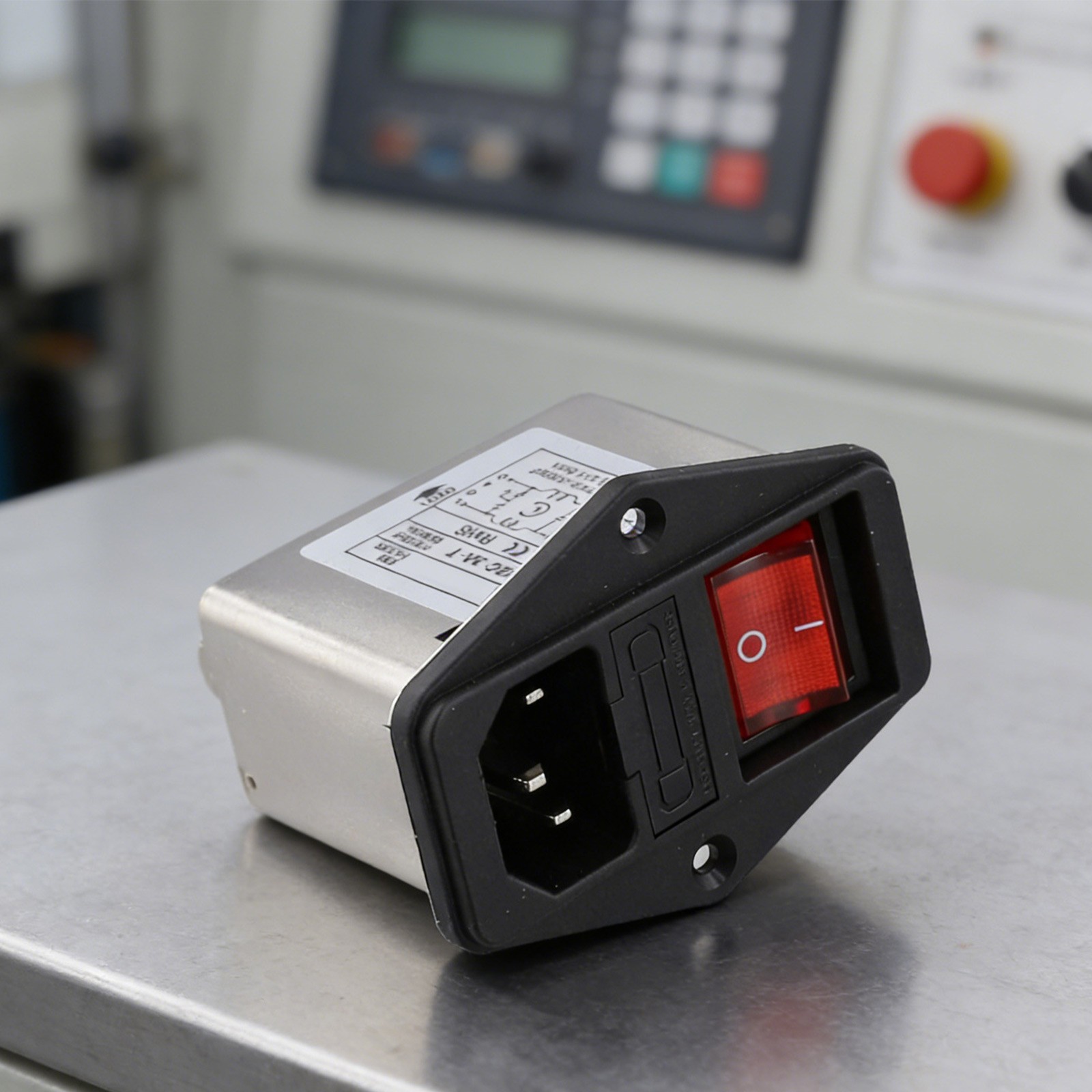 Netzfilter Kaltgerätesteckdose Typ mit Licht Sicherheitsschalter 3A 6A 10A CW2B - Produktbild 7