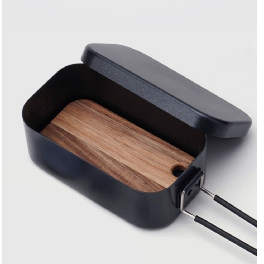 Small Compact Wooden Cutting Board for Lunch Box Picnics and Travel Use - Produktbild 2