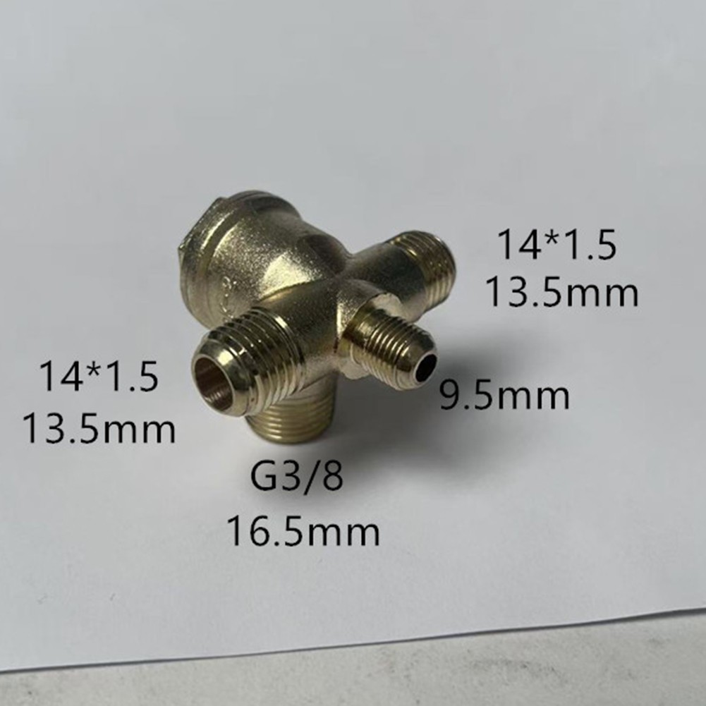 V Type Zinc Check Valve Backflow Prevention For Air Compressor 4 Way Fitting