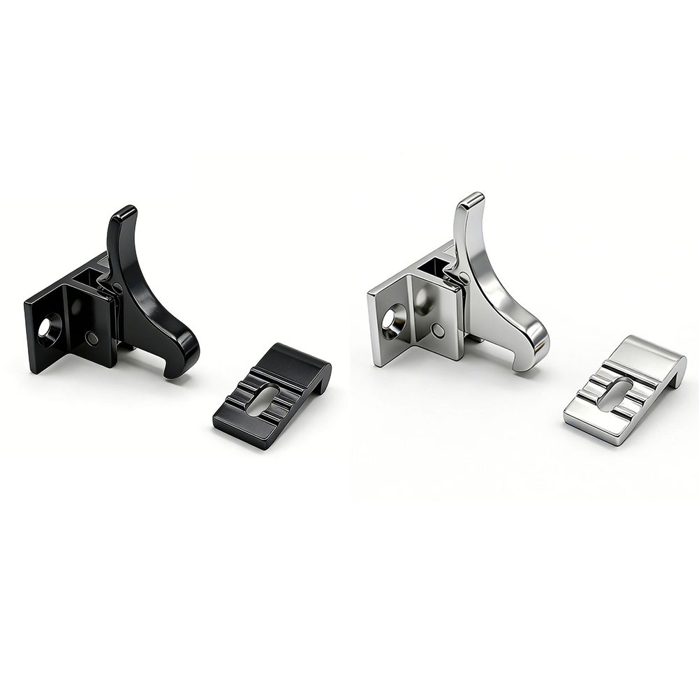 Right Angle Latch Elbow Latch Solid Brass Construction Complete Installation Kit