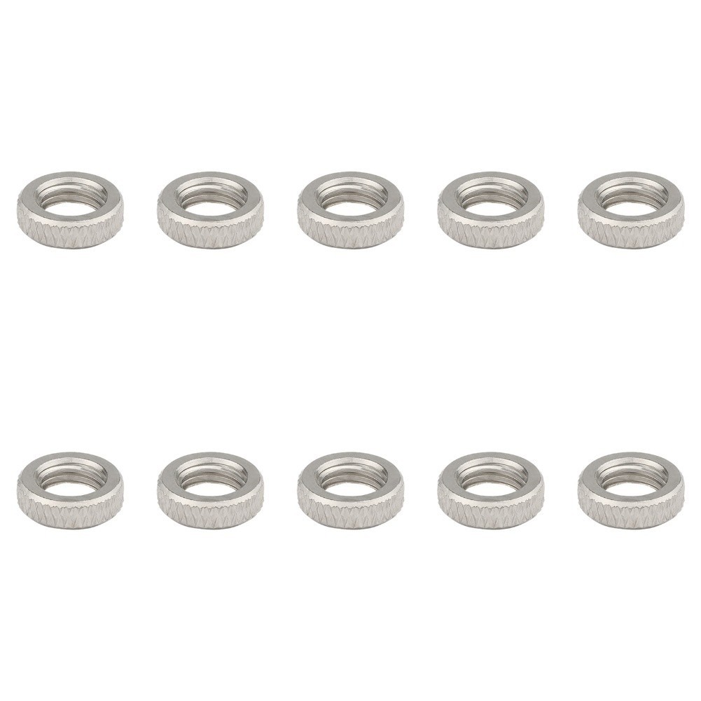 10pcs Copper Alloy Bicycle Valve Nut Locking Ring Easy Carry Small Size