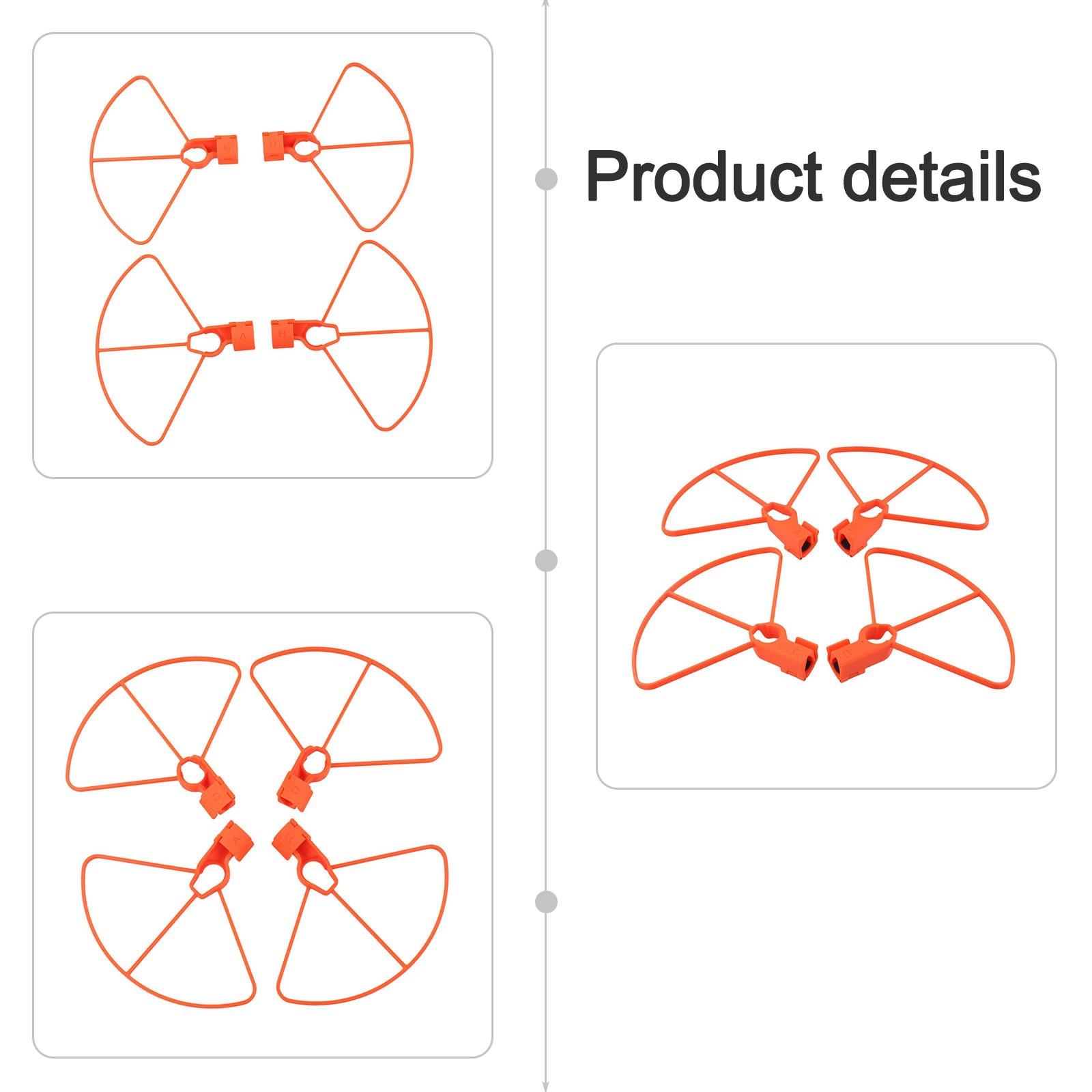 Quick Release Propeller Guard Lightweight with ABS for DJI For Mini 5Pro Model