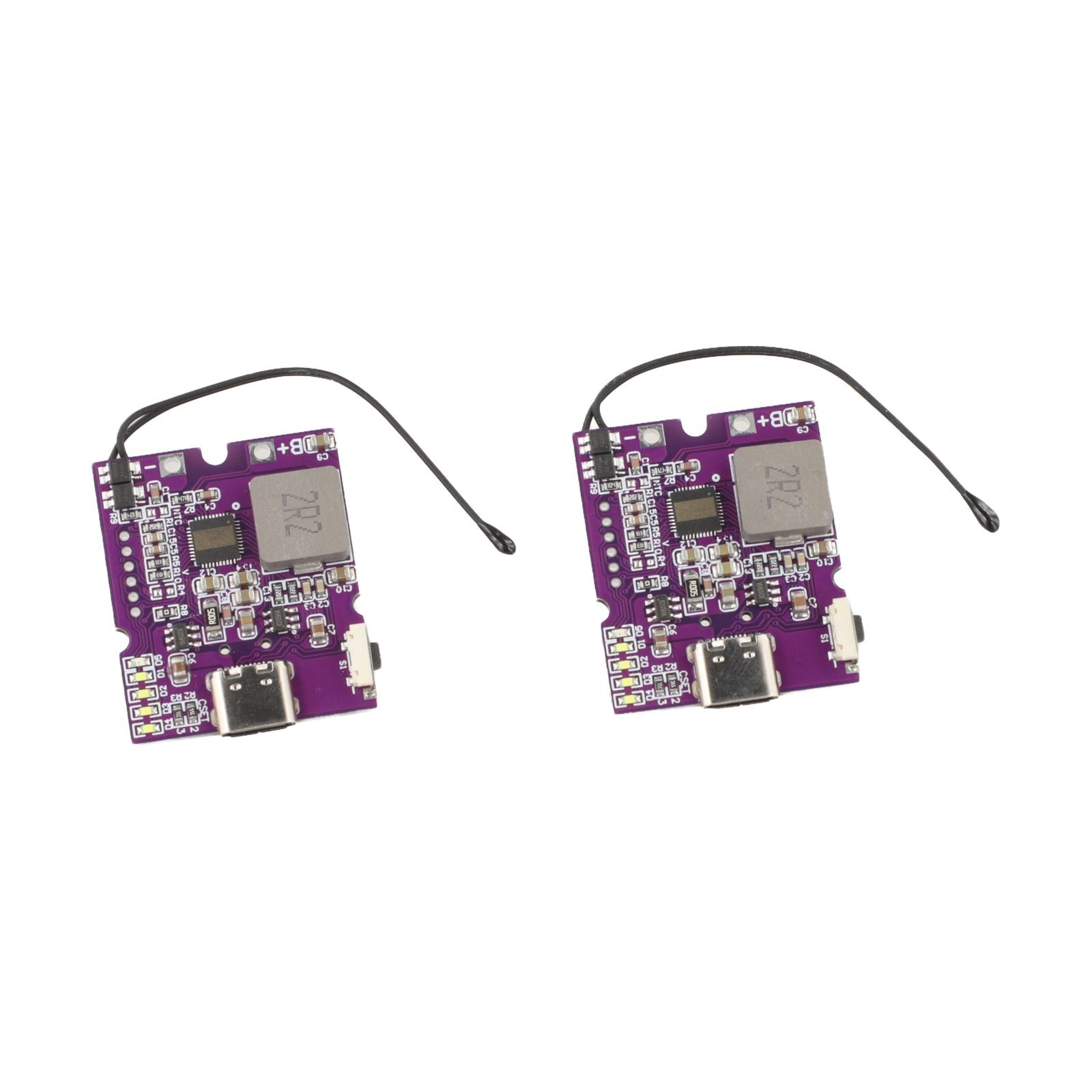 2pcs Power Bank Module 22 5W with Intelligent Detection and Charging Support