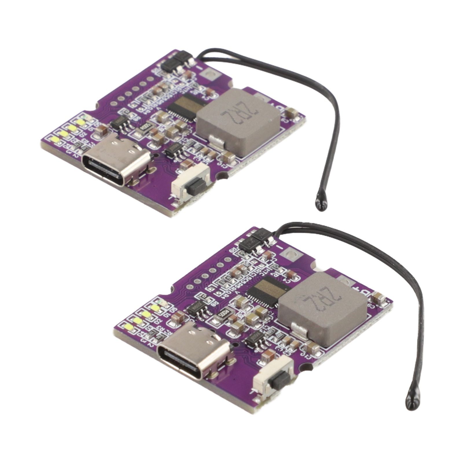 2pcs Power Bank Module 22 5W with Intelligent Detection and Charging Support